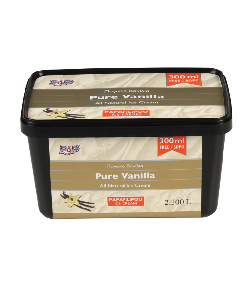 PAPAFiLiPOU Pure Vanilla Ice cream