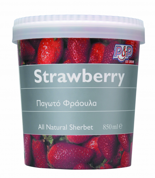 strawberry sherbet